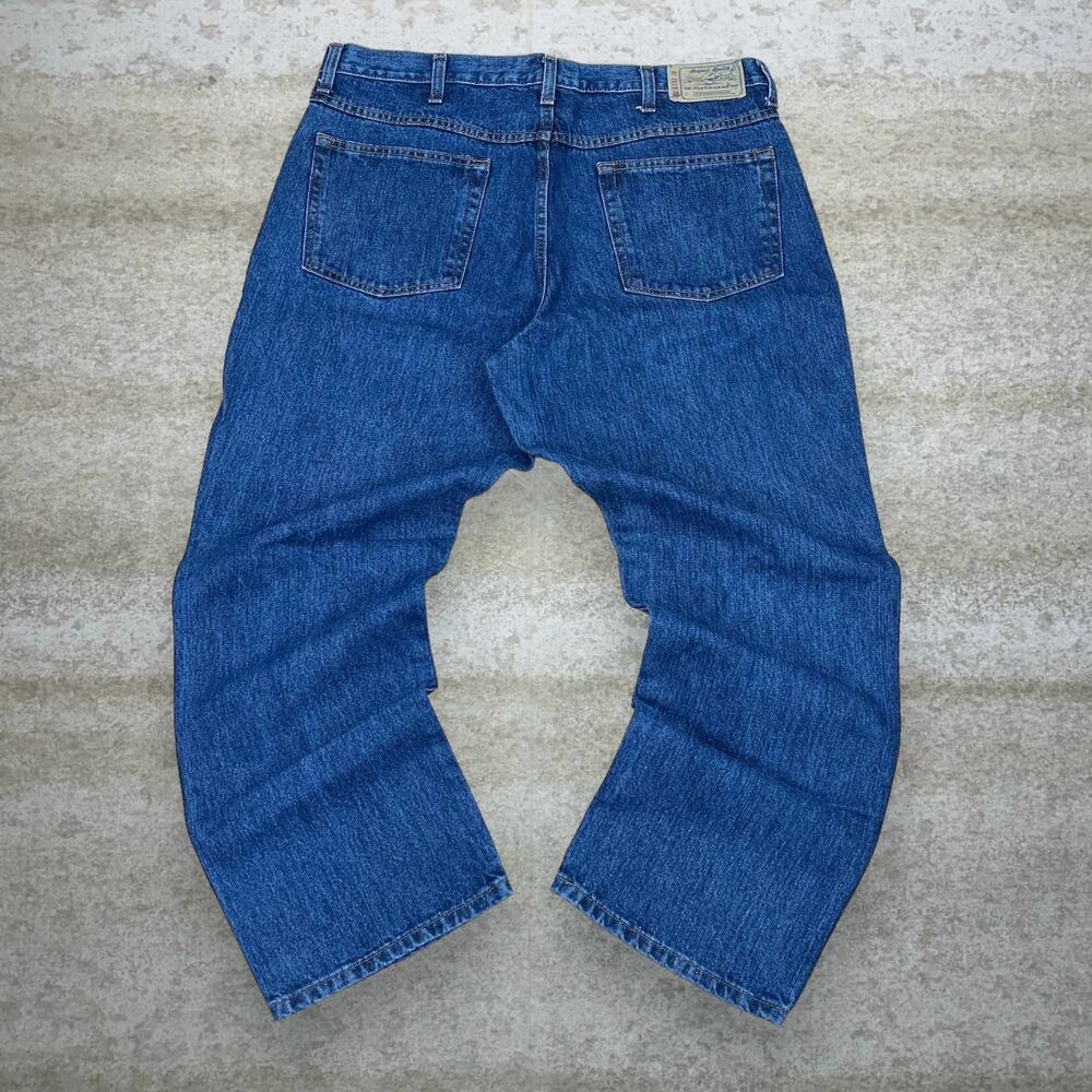 Vintage Y2K Redhead Jeans 38x30 Baggy Wide Leg Fit Dark Wash Denim